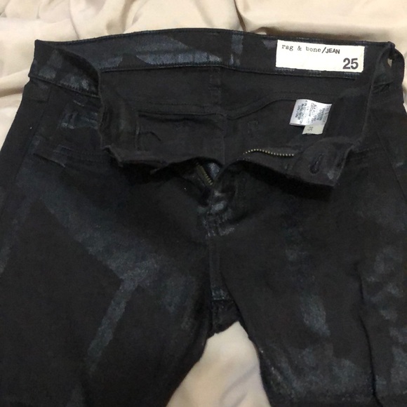 NWOT Rag & Bone Tonal Print Jeans - Picture 4 of 5
